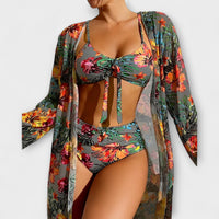 Luna - Bikini Set in Grau