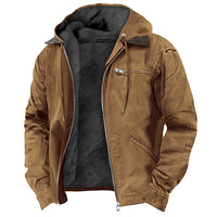 Björn | Herren Winterparka mit Kapuze in Braun