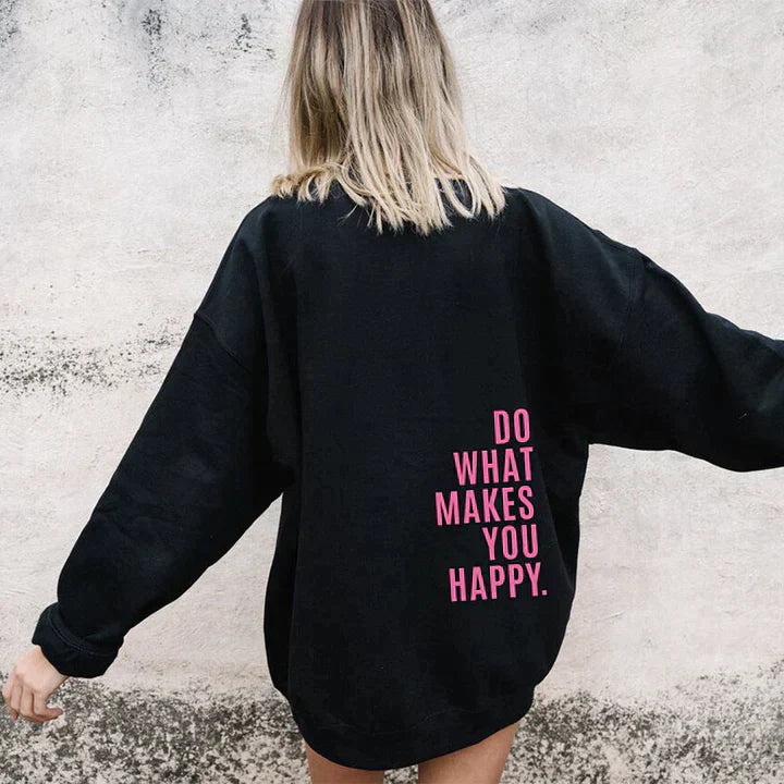 Stylischer Hoodie für Frauen - Trendiges Kapuzensweatshirt mit Buchstabendruck für Herbst/Winter