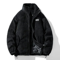Mascha | Cordjacke in Schwarz