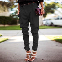 Fern - Stylische Damen-Taillenhose in Schwarz