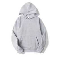 Alejandro | Herren Blau Hoodie |  Oversize Kapuzenpullover in Grau