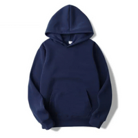 Alejandro | Herren Blau Hoodie |  Oversize Kapuzenpullover in Marineblau