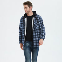 Lorenzo | Flanelljacke in Blau