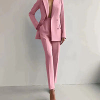 Blazer und Hose für Damen - Robyn in Rosa