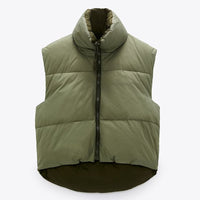 Eleganter Bodywarmer für Frauen  - Sara in Grün