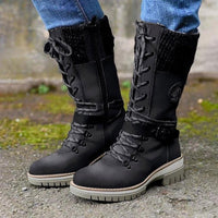 Bequeme Damenstiefel mit rutschfester Sohle - Lien in Schwarz
