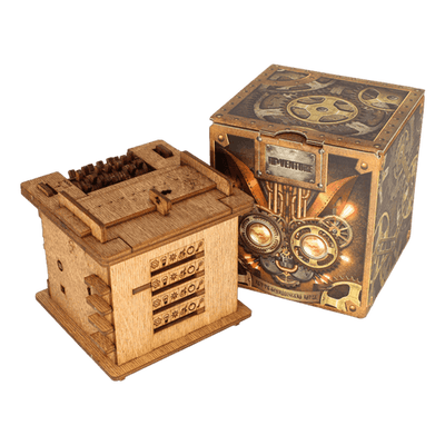 Interaktive Holz Escape Puzzlebox – MindVault