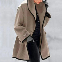 Maria | Elegante und trendige Fleecejacke in Braun