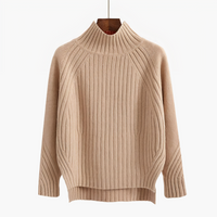 LOLA™ - Strickpullover mit Rundhalsausschnitt in Beige
