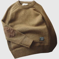 Alvin | Pullover mit Rundhalsausschnitt in Braun