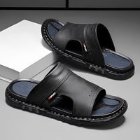 Bruno | Herren Komfort Sandalen in Schwarz