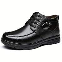 Winterschuhe Herren | Schnürschuhe mit gepolstertem Inneren in Schwarz