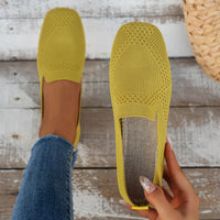 Farah - Orthopädische Damen Rutschfeste Flache Schuhe in Gelb