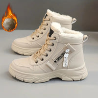 Pascale - Thermo-Schneestiefel mit Fleecefutter in Khaki
