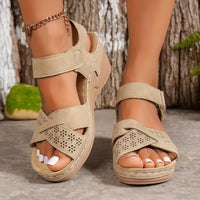 Alexandra® | Stylische Plateausandalen in Violett