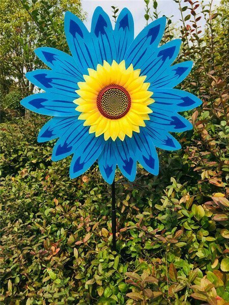 Suncharm™ Bunter Sonnenblumen-Windmühle
