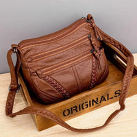 Sophia | Weiche Ledertasche in Braun