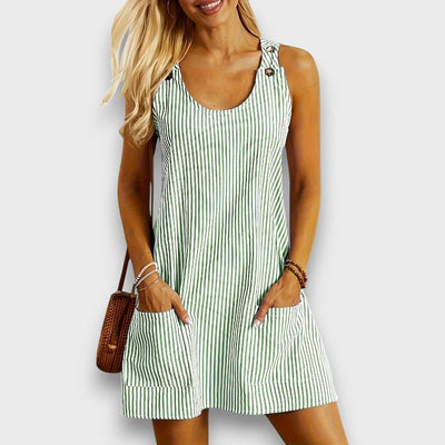 Mariva – Gestreiftes Sommerkleid mit Taschen