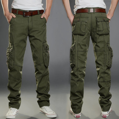 Tobby | Herren Cargo Hose | Grün