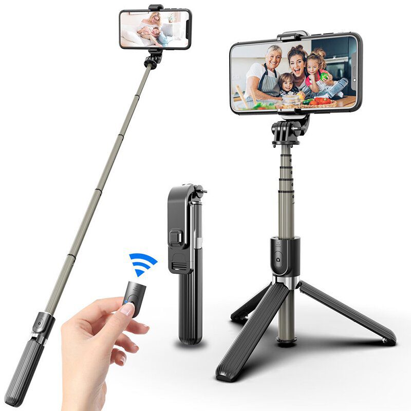 LightSnap™ - Bluetooth-Selfie-Stick mit Stativfunktion