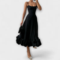 Lily - Festliches Midikleid in Schwarz