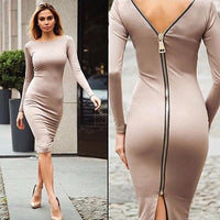 Cocktailkleid mit besonderem Charme in Beige