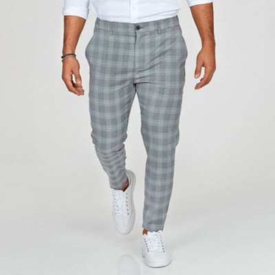 Rory | Herren Chino Hose | Kariert