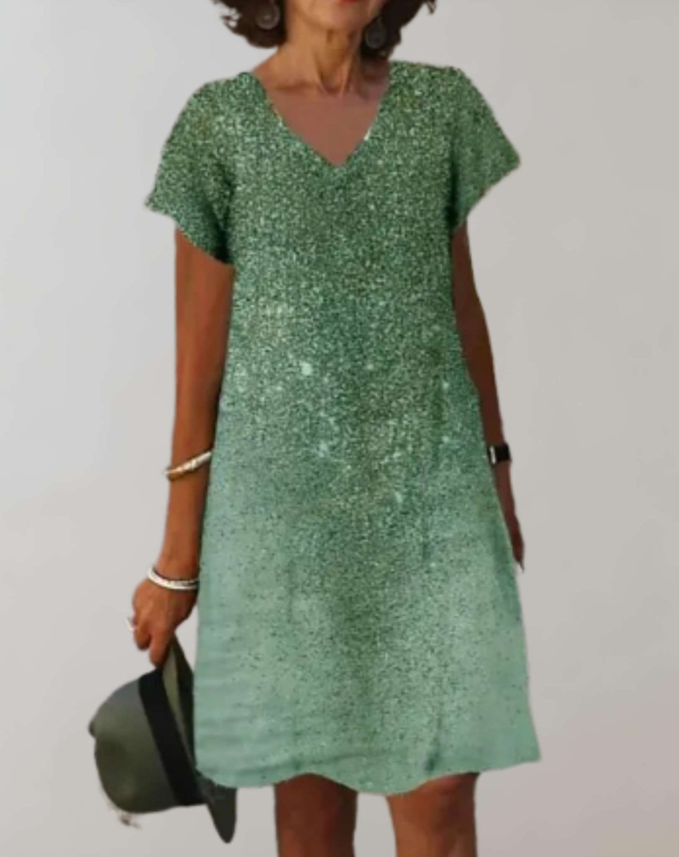 Claudia - Minikleid mit Perlen