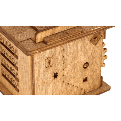 Interaktive Holz Escape Puzzlebox – MindVault