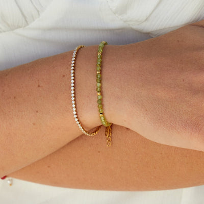 Cordelia Gold Tennisarmband