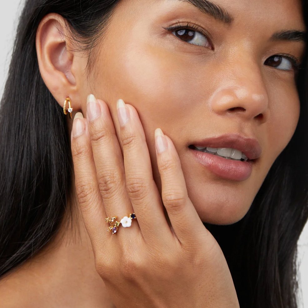 Freude - Goldene Blütenringe