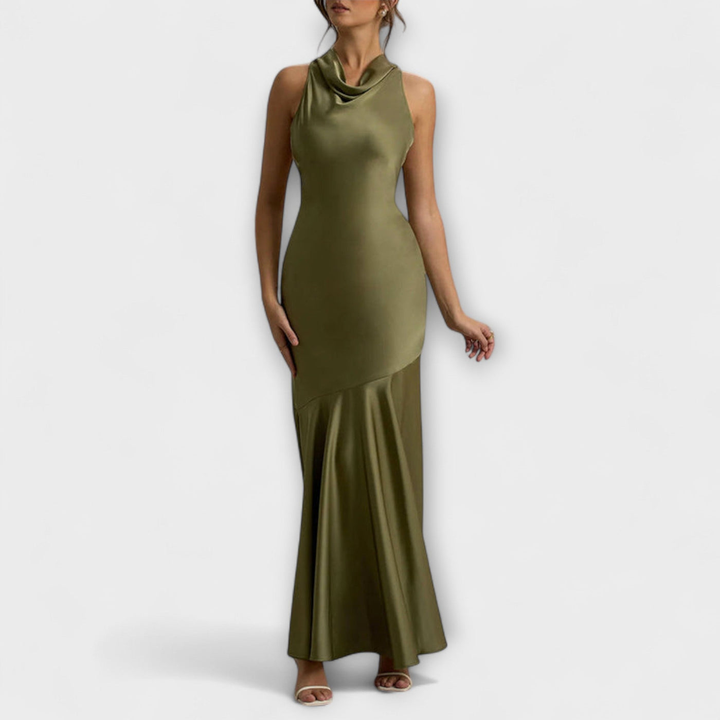 Lennon - Elegantes Satin-Maxi-Kleid