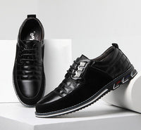 Curtis - Herrenschuhe aus Leder, klassische Mode in Schwarz