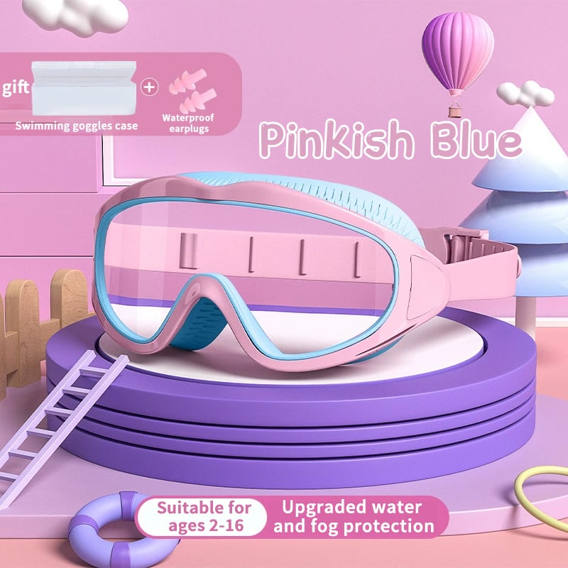 Letzter-Tag-Aktion: 49 % Rabatt auf wasserdichte und beschlagfreie HD-Schwimmbrillen für Kinder mit großem Rahmen