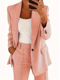 2-teiliges elegantes Set für Damen in Rosa