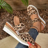 Adriana | Orthopädisch Verstellbar Sandalen in Leopard