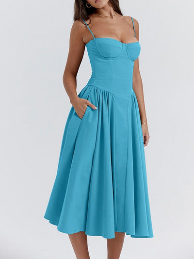 Vivian - Zeitlose Schönheit Midi-Kleid