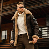 Lander - Herren Winterjacke Wärme & Schutz in Dunkelbraun