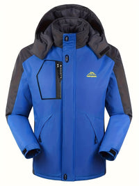 Herren Skijacke | Sportliche Outdoor Skibekleidung in Blau
