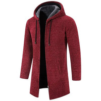 Damion | Slim-Fit-Hoodie in Burgunder