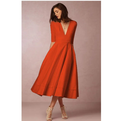 Vintage 60er Jahre A-Linien Swing Kleid