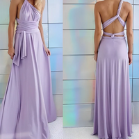 Mathilda | Damen Abend Wickelkleid | Festlich in Lila