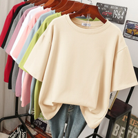 Vina | Damen Basic T-Shirt | Oversized in Aprikose