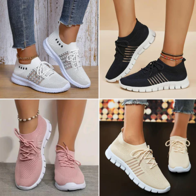 Hannelore | Weiße Sneaker Damen | Turnschuhe