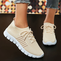 Hannelore | Weiße Sneaker Damen | Turnschuhe in Beige
