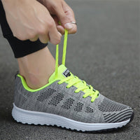 Colbie | Damen weiß Sportschuhe | Bequem in Grau - Grün