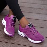 Francheska | Damen Weiß Sportschuhe | Bequem in Lila