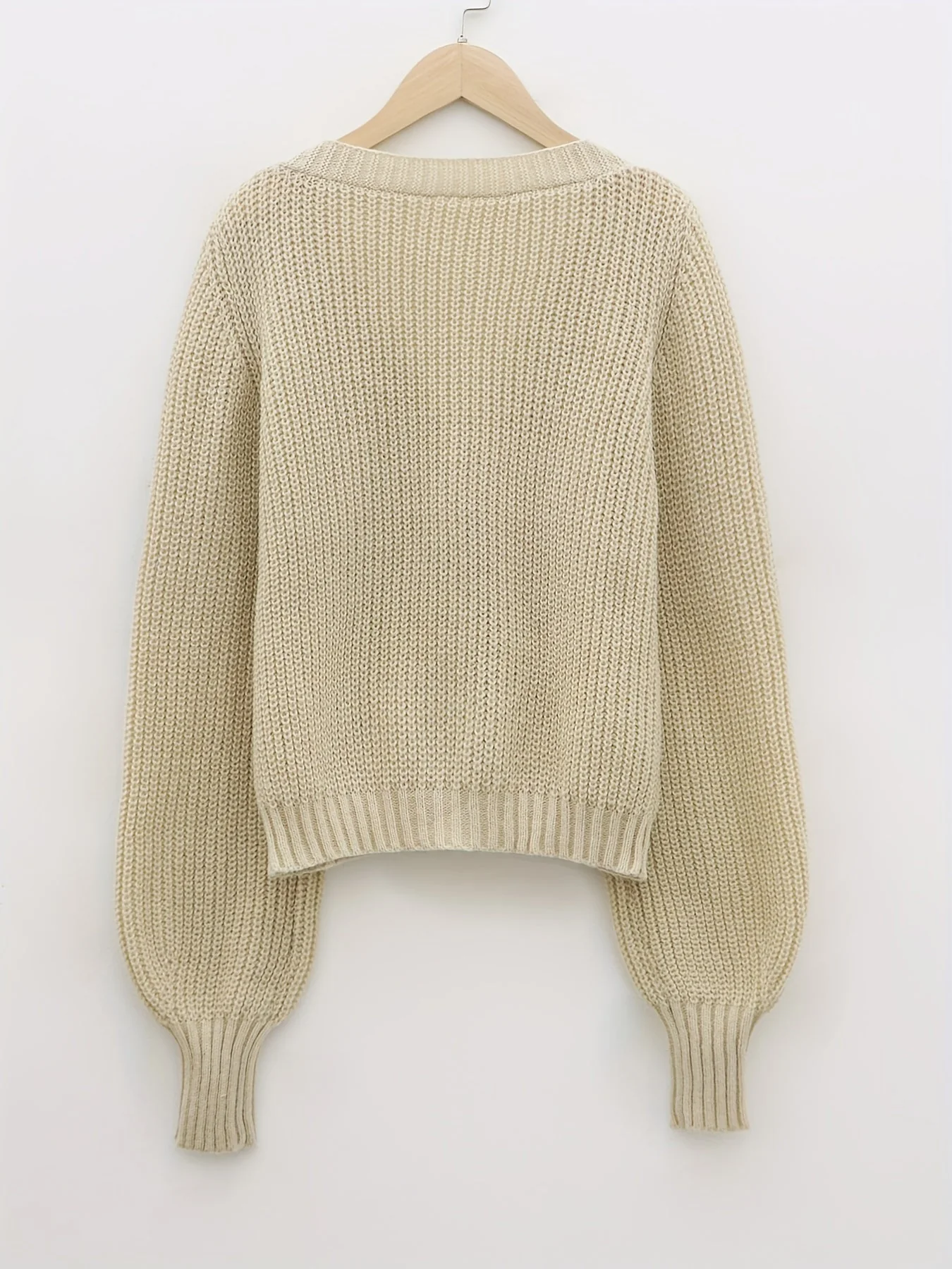 Karina | Damen Kurze Strickjacke | Schwarz