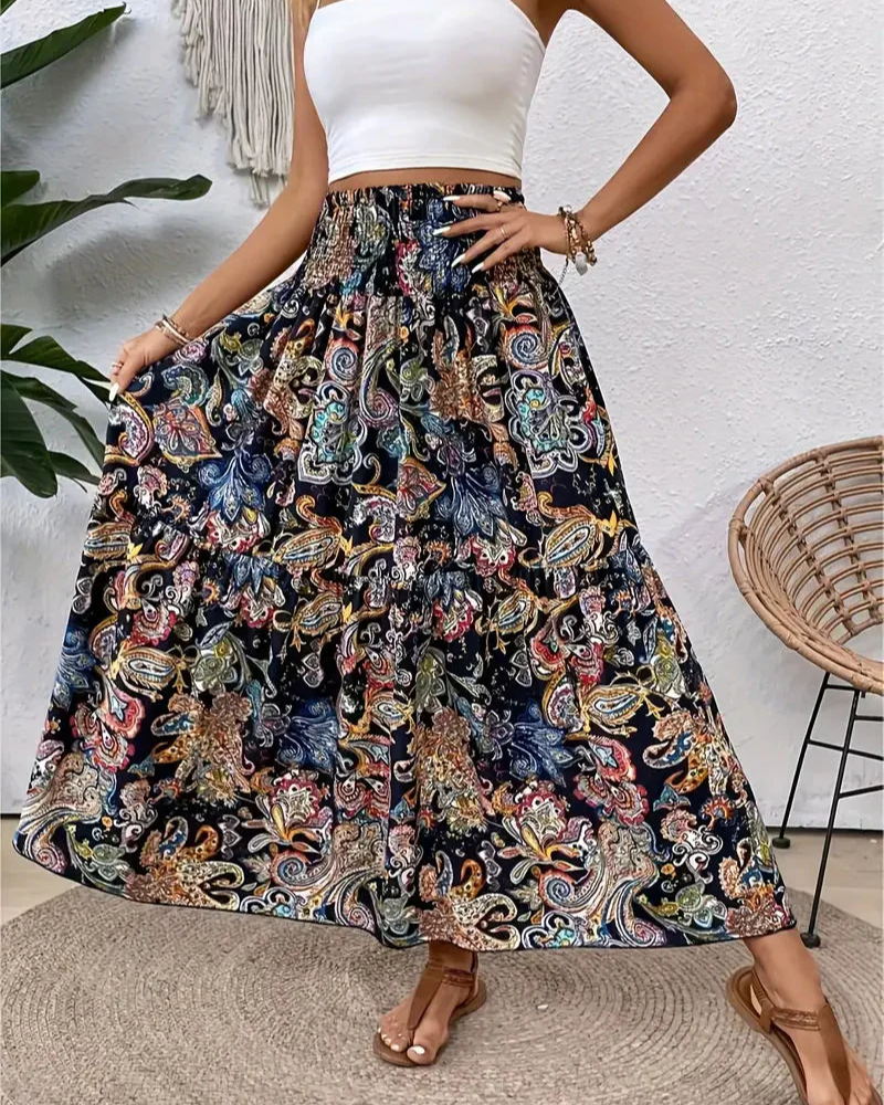 Lynn | Damen Lange Rock | Sommer